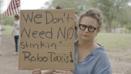特斯(😵)拉在得州奥斯汀遭遇(💢)抗议活动：(🦕)反对马斯克Robotaxi计划